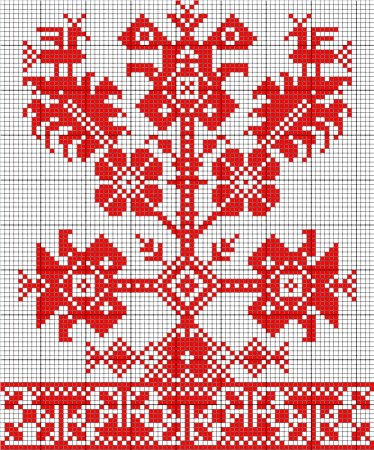 Белорусский обережный орнамент