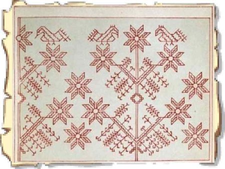 Мировое Древо в вышивке