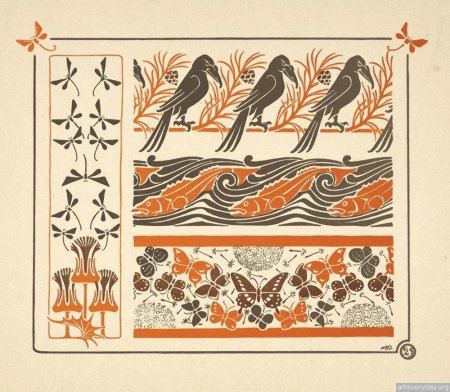 Морис Пийар–верней (1869–1942) орнаменты,