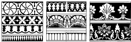 Раппорт ленточного орнамента