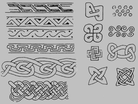 Ленточный орнамент викингов