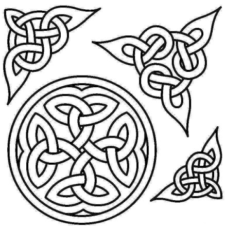 Кельтская вязь круг