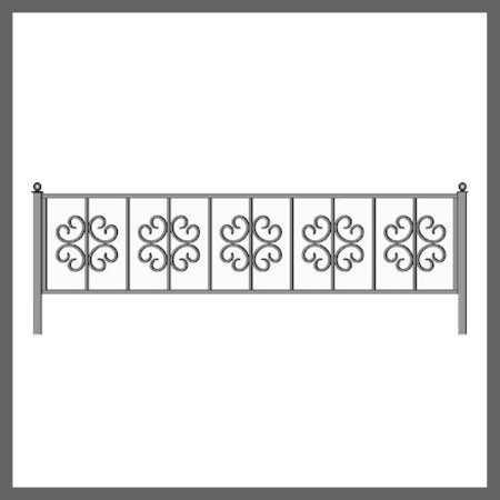 Кованые ограды эскизы