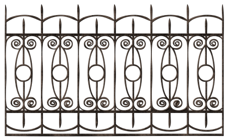 Оград узор чугунный