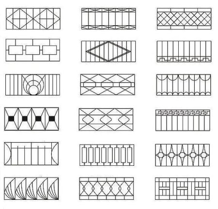 Металлический заборчик с узором
