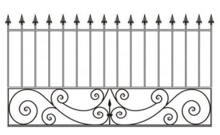 Кованые заборы эскизы