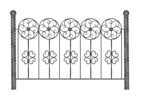 Кузнечные заборы