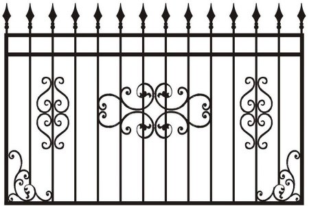 Орнамент для металлического забора