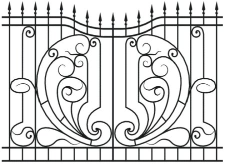 Эскиз декоративной решетки