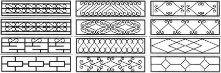 Орнаменты оградок