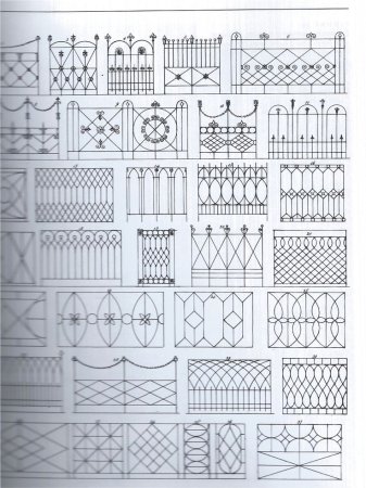 Узорные заборы из металла