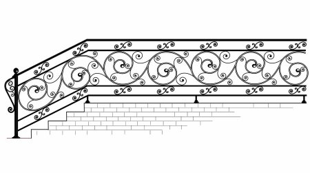 Архикад кованые перила