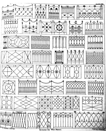 Узоры на забор