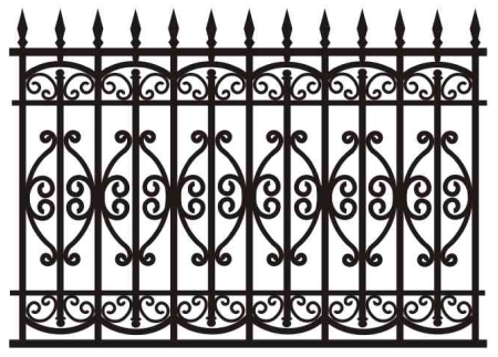 Забор ажурный металлический