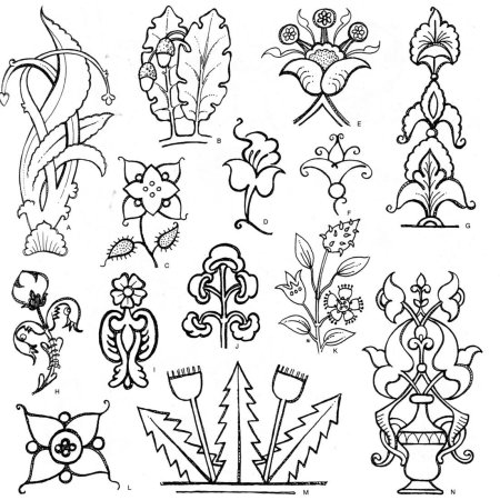 Л. Маккэлэм - 4000 мотивов цветы и растения