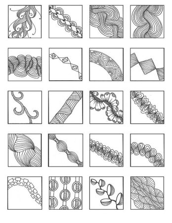 Зентангл танглы