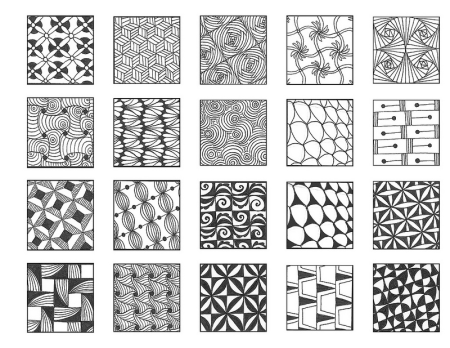 Узоры в квадратиках