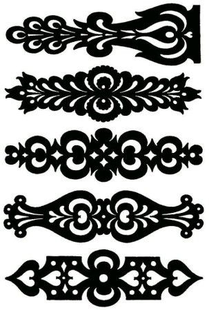 Орнамент трафарет