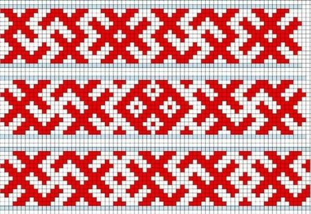 Славянский обережный орнамент