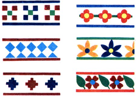 Рисование узора в полосе