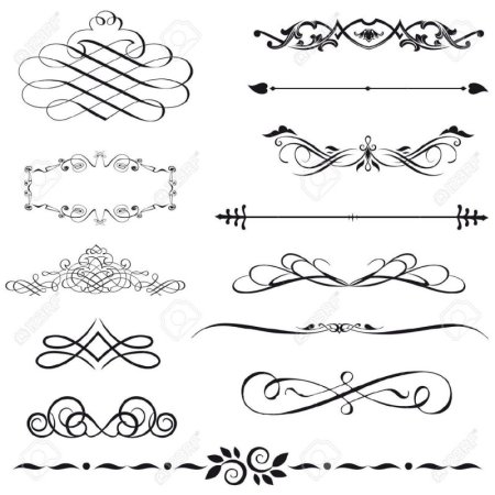 Узоры для текста