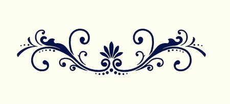 Трафарет вензеля для декора