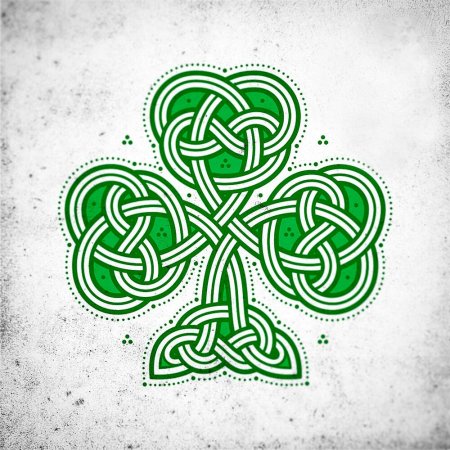 Кельтский Клевер трилистник