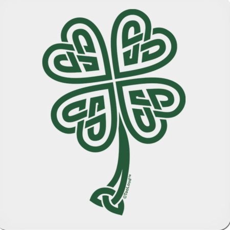Кельтский Клевер четырехлистный узел