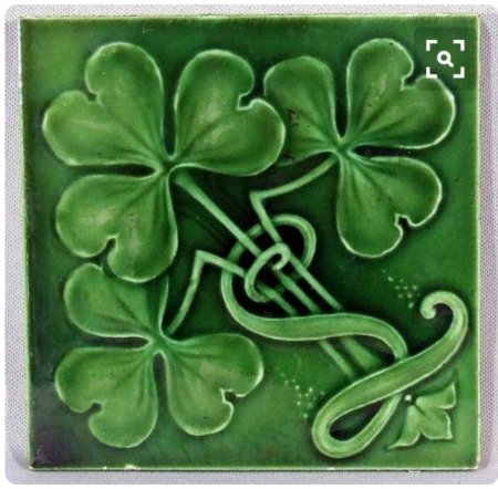 Кельтский Клевер четырехлистный символ