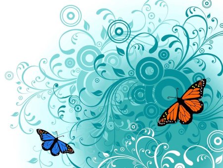 Бирюзовый узор