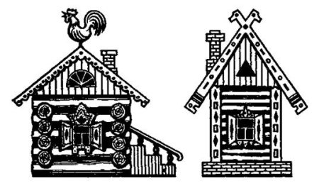 Декорации - изба Ивана Сусанина