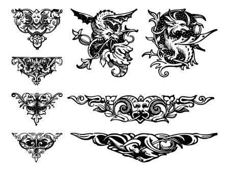 Геральдическая Лилия (fleur-de-Lis)
