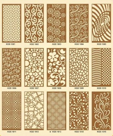 Узор растительный для лазерной резки