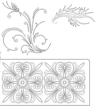 Узор чертеж