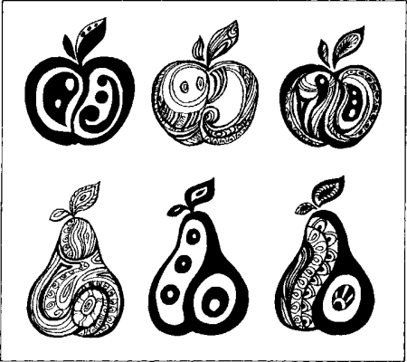 Трансформация растительных форм в орнаментальные мотивы