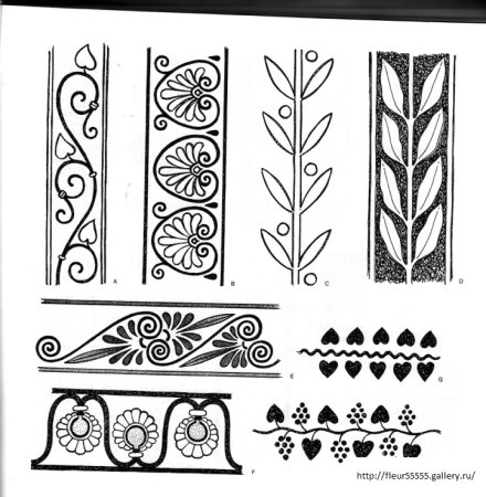 Растительный орнамент древней Греции