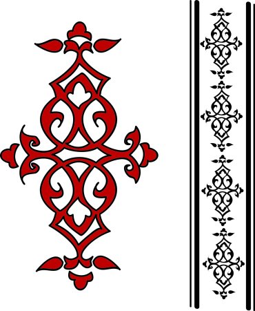 Исламский орнамент линия