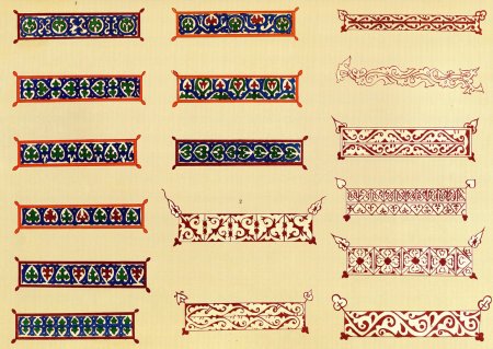 Славянский книжный орнамент вязь