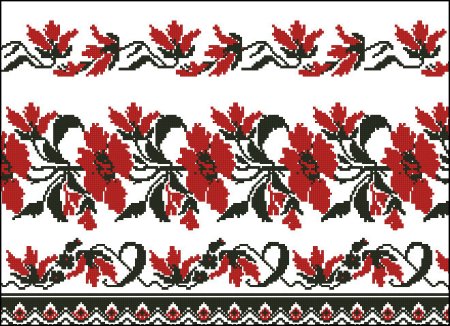 Украинский орнамент рушник