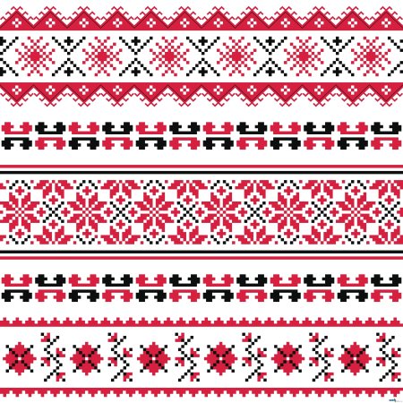 Вышиванка украинская вектор