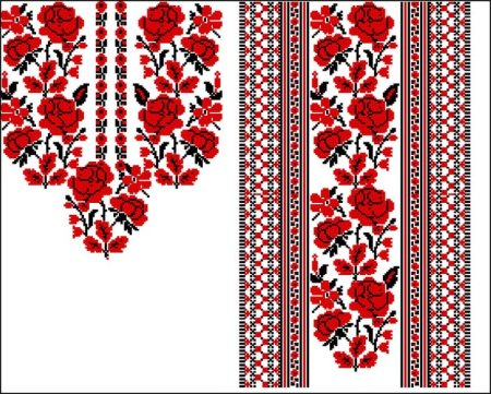 Украинская вышиванка орнамент