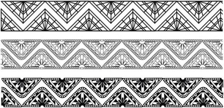 Линейный орнамент раппорт