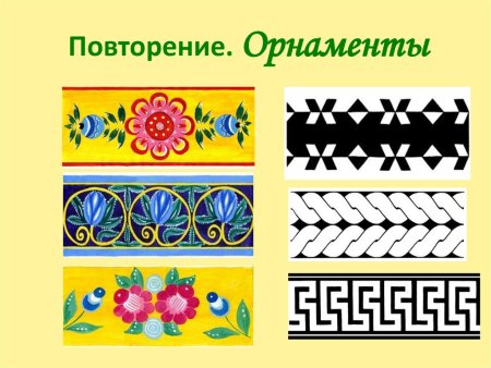 Геометрический и растительный орнамент