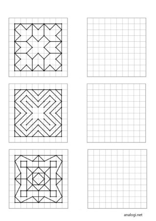 Узоры по клеточкам