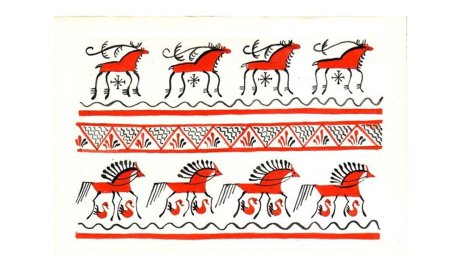 Зооморфный орнамент древнего Египта изо 6