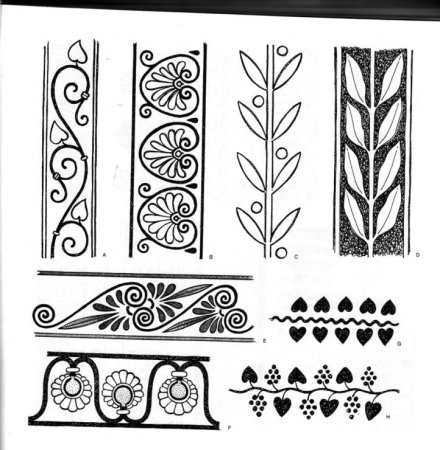 Растительный орнамент древней Греции