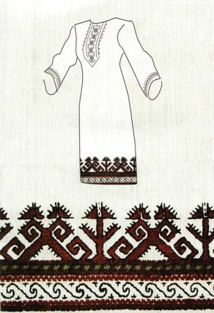Народный костюм марийцев узоры