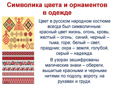 Символика русского народного орнамента
