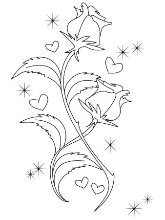 Картинки для срисовки цветы