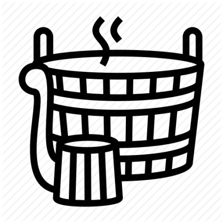 Баня вектор значок